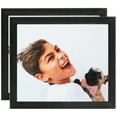 thumbnail image 1 of ArtToFrames 8" x 9" Black Picture Frame, 8x9 inch Black MDF Poster Frame (WOM-4107), 2 Pack, 1 of 8