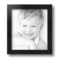 ArtToFrames 8" x 9" Black Picture Frame, 8x9 inch Black Wood Poster Frame (WOM-5141)