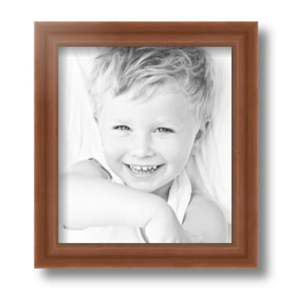 ArtToFrames 8" x 9" Painted Dark Orange Picture Frame, 8x9 inch Red Wood Poster Frame (WOM-4950)