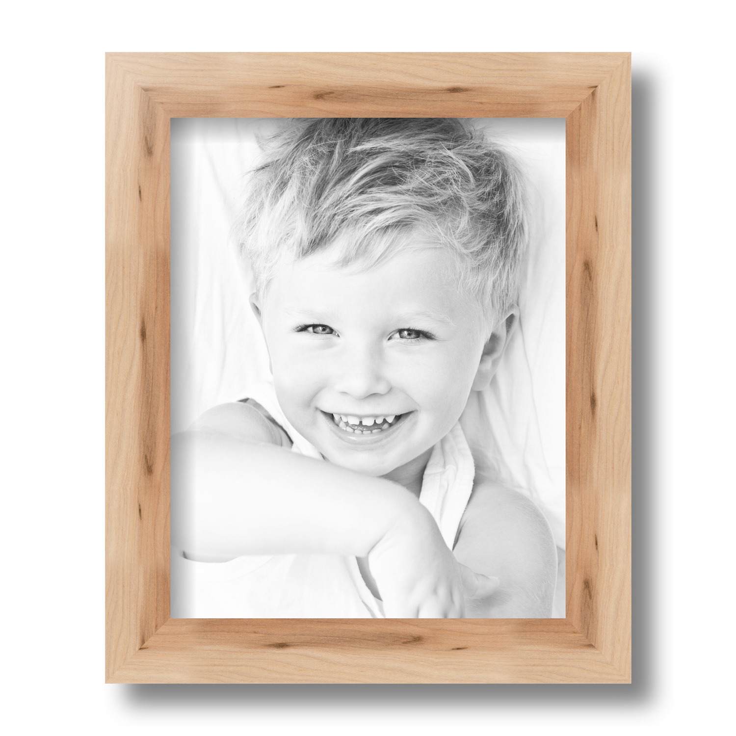 ArtToFrames 8x10 Inch Hickory Picture Frame, This Brown Wood Poster