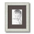 thumbnail image 1 of ArtToFrames 8x10" Matted Picture Frame with 4x6" Single Mat Photo Opening Framed in 1.25" Off White Wash on Ash and 2" Chestnut Mat (FWM-4098-8x10), 1 of 8