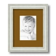 thumbnail image 1 of ArtToFrames 8x10 Matted Picture Frame with 4x6 Single Mat Photo Opening Framed in 1.25 Off White Wash on Ash and 2 Coronado Mat (FWM-4098-8x10), 1 of 8