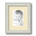 thumbnail image 1 of ArtToFrames 8x10 Matted Picture Frame with 4x6 Single Mat Photo Opening Framed in 1.25 Off White Wash on Ash and 2 Cream Mat (FWM-4098-8x10), 1 of 8
