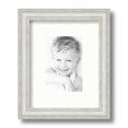 thumbnail image 1 of ArtToFrames 8x10" Matted Picture Frame with 4x6" Single Mat Photo Opening Framed in 1.25" Off White Wash on Ash and 2" Porcelain Mat (FWM-4098-8x10), 1 of 8