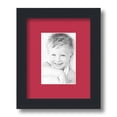 thumbnail image 1 of ArtToFrames 8x10" Matted Picture Frame with 4x6" Single Mat Photo Opening Framed in 1.25" Satin Black and 2" Rouge Mat (FWM-3926-8x10), 1 of 8
