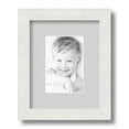 thumbnail image 1 of ArtToFrames 8x10" Matted Picture Frame with 4x6" Single Mat Photo Opening Framed in 1.25" Satin White Frame and 2" Candlewick Mat (FWM-3966-8x10), 1 of 8