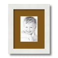 thumbnail image 1 of ArtToFrames 8x10 Matted Picture Frame with 4x6 Single Mat Photo Opening Framed in 1.25 Satin White Frame and 2 Coronado Mat (FWM-3966-8x10), 1 of 8