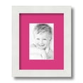 thumbnail image 1 of ArtToFrames 8x10 Matted Picture Frame with 4x6 Single Mat Photo Opening Framed in 1.25 Satin White Frame and 2 Tulip Mat (FWM-3966-8x10), 1 of 8