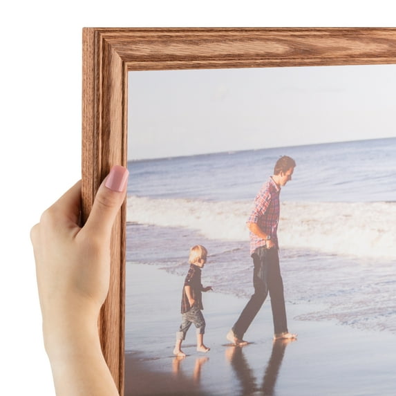 ArtToFrames 8x11 inch Honey Picture Frame, Brown Wood Poster Frame (4085)
