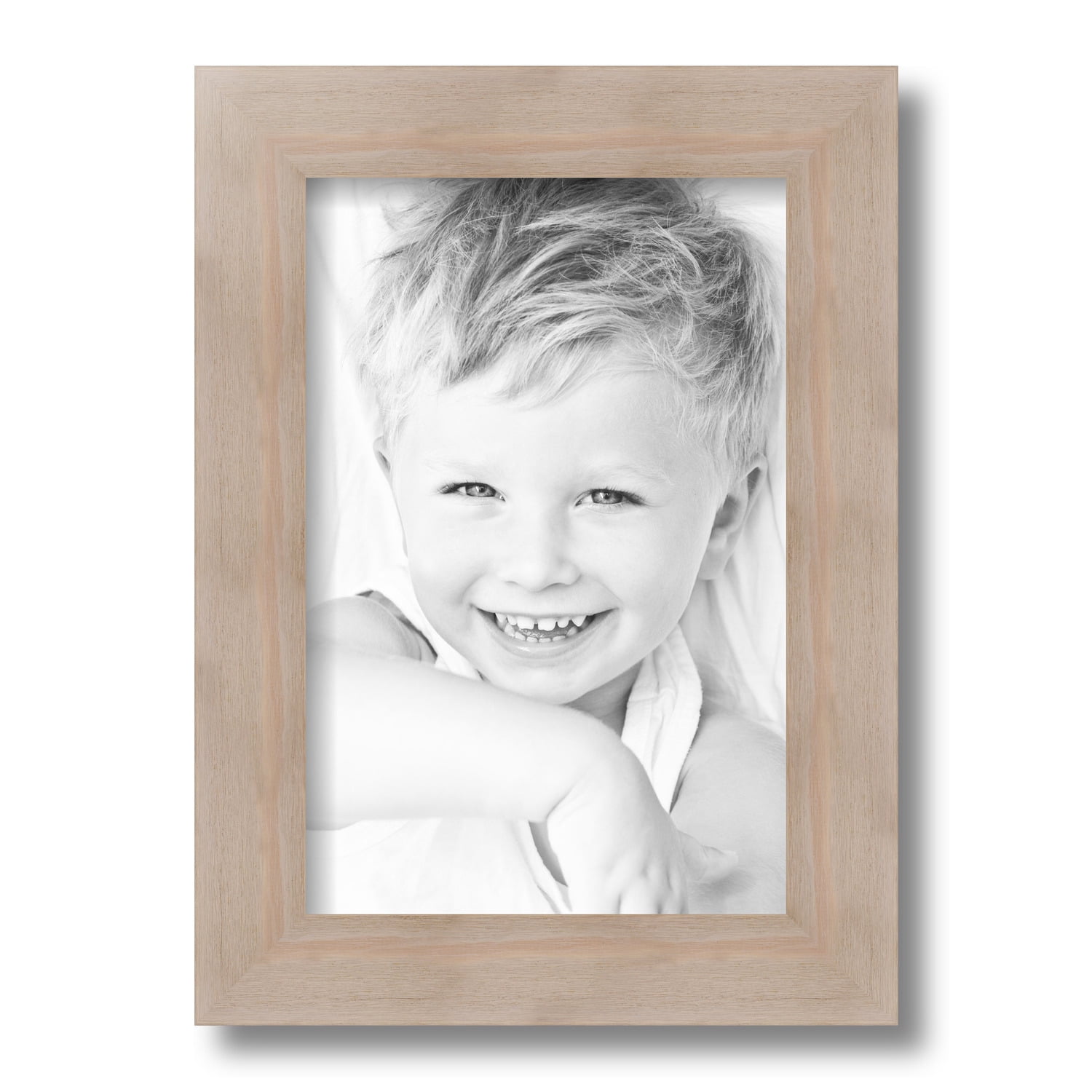 ArtToFrames 8x12 Inch Clear Stain Picture Frame, This White