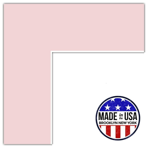 ArtToFrames 8x14" Hollyhock Custom Mat for Picture Frame with Opening for 4x10" Photos. Mat Only, Frame Not Included (MAT-227)