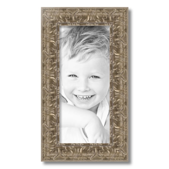 ArtToFrames 8x18" Other Picture Frame, Multi Wood Poster Frame, with Regular Glass and Foam Backing 3/16 inch (FBPL-5168)