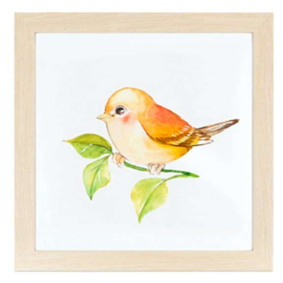 ArtToFrames 8x20" Natural Oak Picture Frame, Brown MDF Poster Frame, with Regular Glass and Foam Backing 3/16 inch (FBPL-4299)