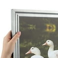 thumbnail image 1 of ArtToFrames 8x23 inch Muted Cold Silver Picture Frame, Silver MDF Poster Frame (4682), 1 of 7