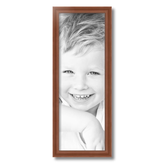 ArtToFrames 8x23 inch Painted Dark Orange Picture Frame, Red 8" x 23" Wood Poster Frame (WOM-4950) 1234
