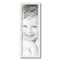 ArtToFrames 8x24 inch White Picture Frame, White 8" x 24" Wood Poster Frame (WOM-5140) 1234