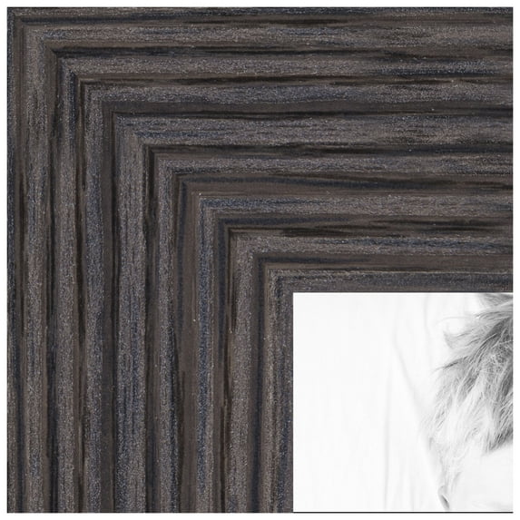 ArtToFrames 8x29 inch Melinga Oak Gray Picture Frame, Gray Wood Poster Frame (4657)