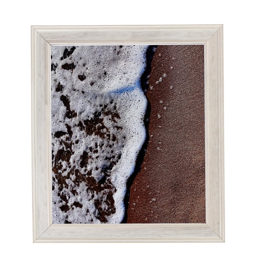 ArtToFrames 8x34" White Panel Picture Frame, Multi Wood Poster Frame, with Regular Acrylic and 2 (FBPL-5095)