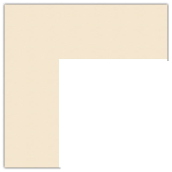 ArtToFrames 8x36" Alabaster Custom Mat for Picture Frame with Opening for 4x32" Photos. Mat Only, Frame Not Included (MAT-109)