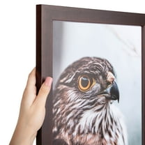 ArtToFrames 8x8 Inch Cherry Picture Frame, This Red Wood Poster Frame is Great for Your Art or Photos, Comes with Regular Glass (4089)