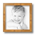 thumbnail image 1 of ArtToFrames 8x8 Inch Gold Bamboo Picture Frame, This Multi Wood Poster Frame is Great for Your Art or Photos, Comes with Regular Glass (4875), 1 of 1