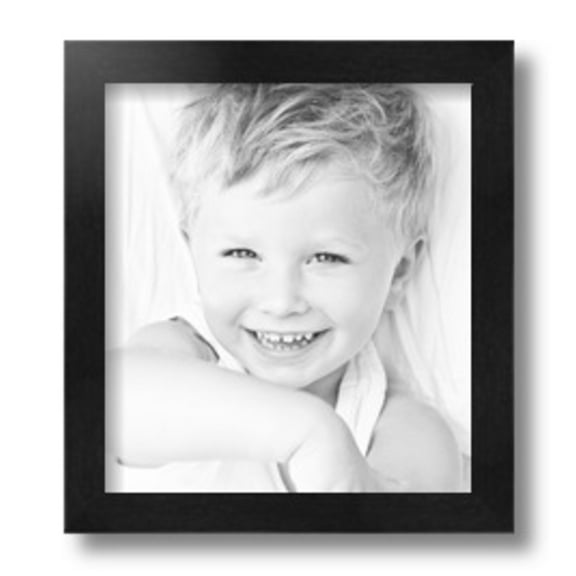 ArtToFrames 9" x 10" Black Picture Frame, 9x10 inch Black Wood Poster Frame (WOM-5141)