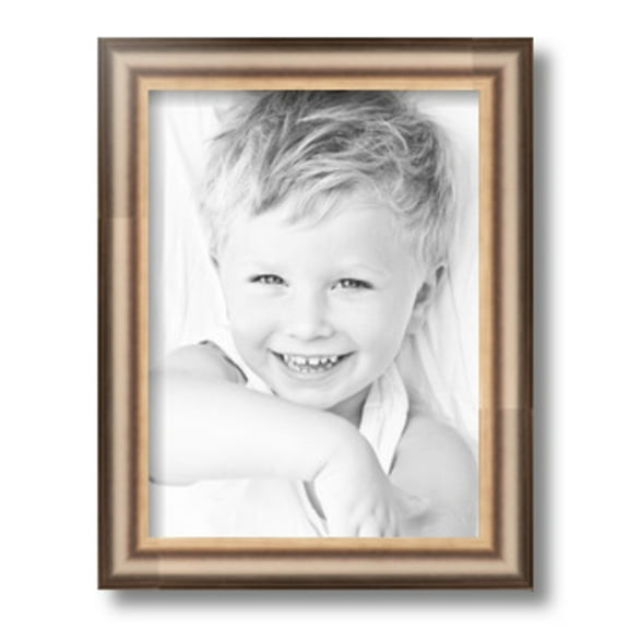 ArtToFrames 9" x 12" Anique Silver Picture Frame, 9x12 inch Silver Wood Poster Frame (WOM-4964)