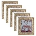 thumbnail image 1 of ArtToFrames 9" x 12" Antique Floral Silver Picture Frame, 9x12 inch Multi Wood Poster Frame (WOM-5168), 5 Pack, 1 of 6