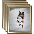 thumbnail image 1 of ArtToFrames 9" x 12" Antique Silver Panel Picture Frame, 9x12 inch Silver Wood Poster Frame (WOM-4760), 4 Pack, 1 of 7