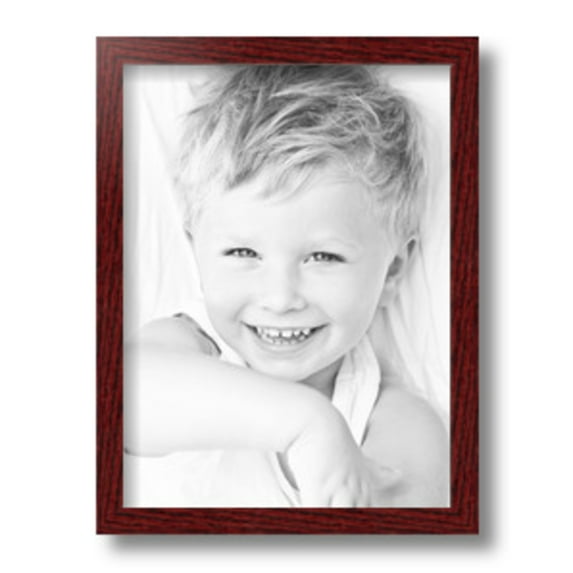 ArtToFrames 9" x 12" Cherry Picture Frame, 9x12 inch Red Wood Poster Frame (WOM-4213), 1 Pack