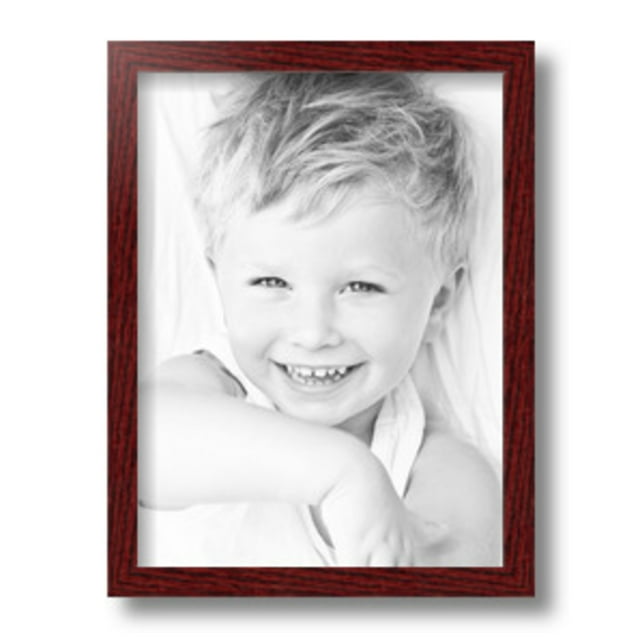 ArtToFrames 9" x 12" Cherry Picture Frame, 9x12 inch Red Wood Poster Frame (WOM-4213), 4 Pack