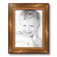 thumbnail image 1 of ArtToFrames 9" x 12" Gold Leaf Picture Frame, 9x12 inch Gold Wood Poster Frame (WOM-4947), 1 Pack, 1 of 5