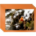 thumbnail image 1 of ArtToFrames 9" x 12" Orange Picture Frame, 9x12 inch Red Wood Poster Frame (WOM-4750), 4 Pack, 1 of 6