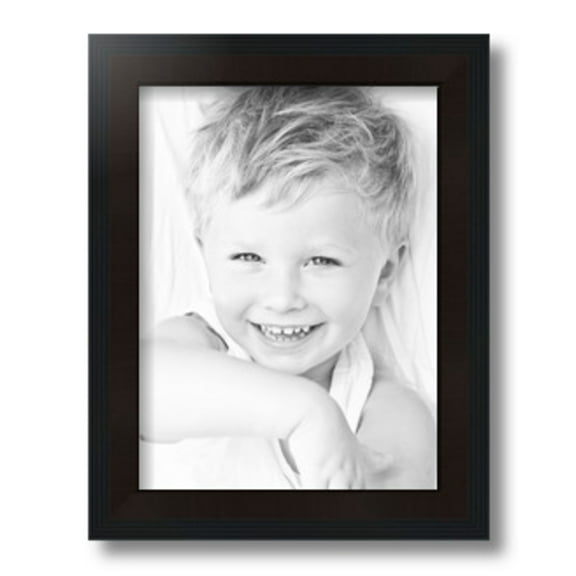ArtToFrames 9" x 12" Windsor Walnut Picture Frame, 9x12 inch Brown MDF Poster Frame (WOM-4689)
