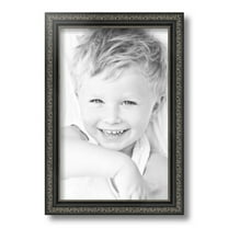 ArtToFrames 9" x 14" Antique Black Picture Frame, 9x14 inch Black Wood Poster Frame (WOM-5106)