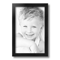 ArtToFrames 9x14" Black Picture Frame, Black Wood Poster Frame, with Regular Glass and 2 (FBPL-5141)