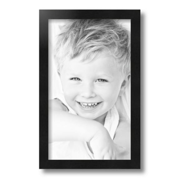 ArtToFrames 9" x 15" Black Picture Frame, 9x15 inch Black Wood Poster Frame (WOM-5139)