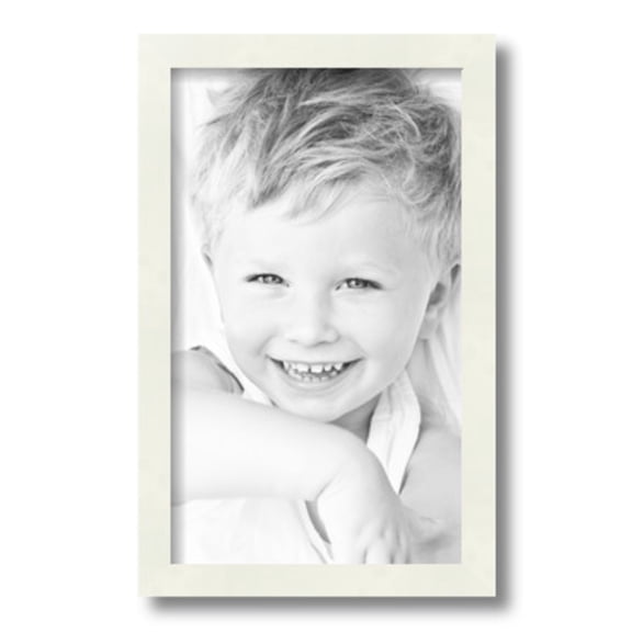 ArtToFrames 9" x 15" White Picture Frame, 9x15 inch White Wood Poster Frame (WOM-5138)