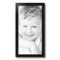 ArtToFrames 9" x 18" Black Picture Frame, 9x18 inch Black Wood Poster Frame (WOM-5139)