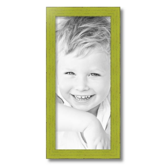 ArtToFrames 9" x 21" Modern Green Picture Frame, 9x21 inch Green Wood Poster Frame (WOM-4589),  Pack