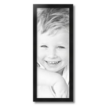 ArtToFrames 9" x 24" Black Picture Frame, 9x24 inch Black Wood Poster Frame (WOM-5139)