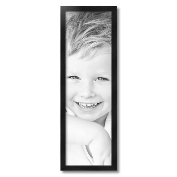 ArtToFrames 9" x 29" Black Picture Frame, 9x29 inch Black Wood Poster Frame (WOM-5141)