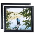thumbnail image 1 of ArtToFrames 9" x 29" Galleria Noir Picture Frame, 9x29 inch Black MDF Poster Frame (WOM-4083), 2 Pack, 1 of 8