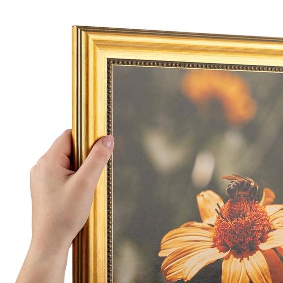 ArtToFrames 9" x 30" Regency Gold Picture Frame, 9x30 inch Multi Wood Poster Frame (WOM-5022), Pack
