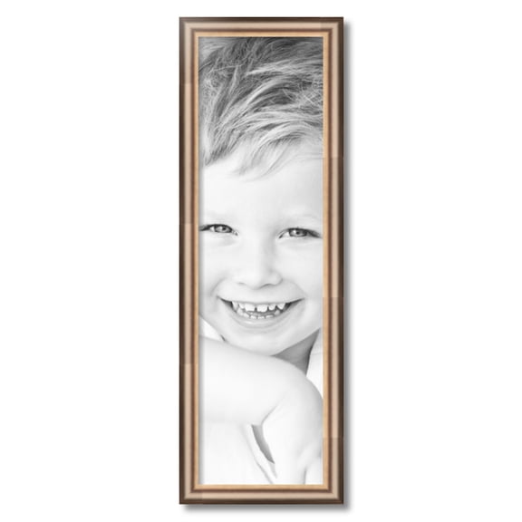 ArtToFrames 9" x 31" Anique Silver Picture Frame, 9x31 inch Silver Wood Poster Frame (WOM-4964)