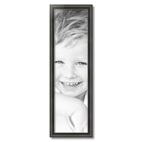 ArtToFrames 9" x 32" Antique Black Picture Frame, 9x32 inch Black Wood Poster Frame (WOM-5106)