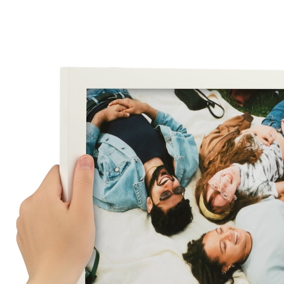 ArtToFrames 9" x 36" Contemporary White Picture Frame, 9x36 inch White Wood Poster Frame (WOM-4731),  Pack