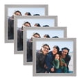 thumbnail image 1 of ArtToFrames 9" x 36" Silver Picture Frame, 9x36 inch Silver Wood Poster Frame (WOM-5388), 4 Pack, 1 of 8