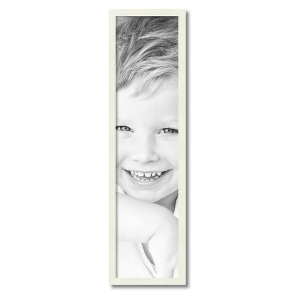 ArtToFrames 9" x 36" White Picture Frame, 9x36 inch White Wood Poster Frame (WOM-5138)