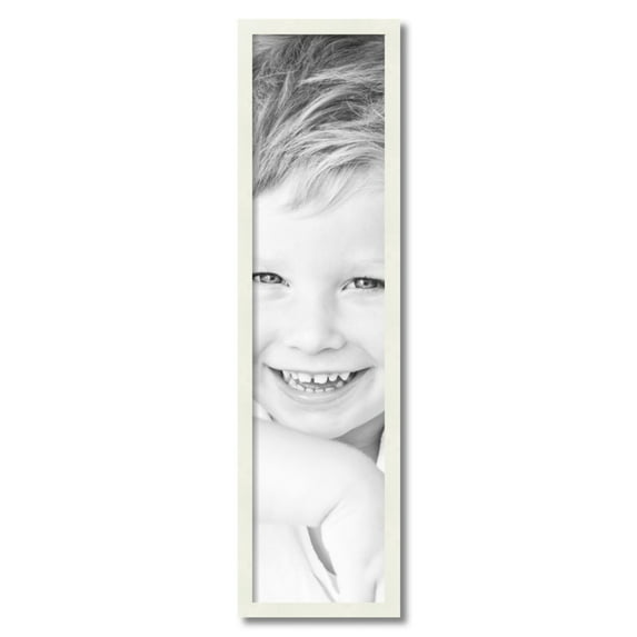 ArtToFrames 9" x 37" White Picture Frame, 9x37 inch White Wood Poster Frame (WOM-5138)